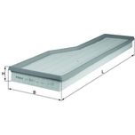 Mahle Air Filter LX582/1