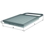 Mahle Air Filter LX1475