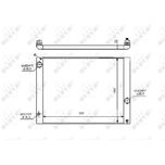 NRF Radiator 53728