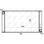 NRF Radiator 53731