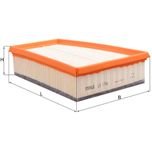 Mahle Air Filter LX1748