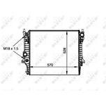 NRF Radiator 53805