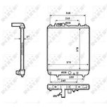 NRF Radiator 53862