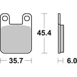 Brembo Motorcycle Brake Pads Set 07044