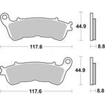 Brembo Motorcycle Brake Pads Set Front 07HO57LA