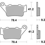 Brembo Motorcycle Brake Pads Set 07BB02CC