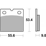 Brembo Motorcycle Brake Pads Set 07BB1408