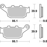 Brembo Motorcycle Brake Pads Set 07HO53SP