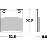 Brembo Motorcycle Brake Pads Set Rear 07KS05SP