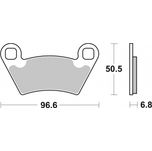 Brembo Brake Pads Set 07PO07SD