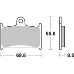 Brembo Motorcycle Brake Pads Set Front 07SU14SA