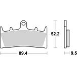 Brembo Brake Pads Set 07SU19SR
