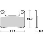 Brembo Motorcycle Brake Pads Set Front 07SU27SA