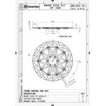 Brembo Motorcycle Brake Disc 208973710