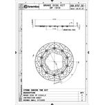 Brembo Motorcycle Brake Disc 208973720