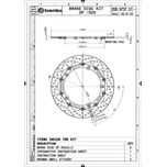 Brembo Motorcycle Brake Disc 208973751