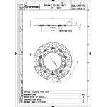 Brembo Motorcycle Brake Disc 208973773