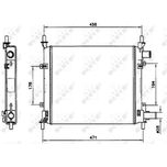 NRF Radiator 54601