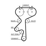 Gates Timing Belt 5461XS