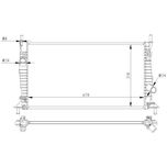 NRF Radiator 550014