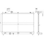 NRF Radiator 550025