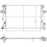 NRF Radiator 550035