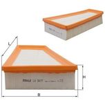 Mahle Air Filter LX3477
