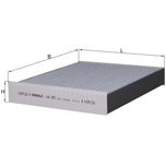 Mahle Pollen / Cabin Filter LAK855