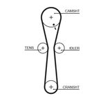 Gates Timing Belt 5547XS