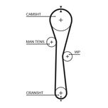 Gates Timing Belt 5577XS