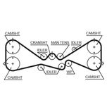 Gates Timing Belt 5612XS