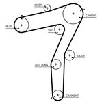 Gates Timing Belt 5706XS