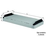 Mahle Pollen / Cabin Filter LA47/S