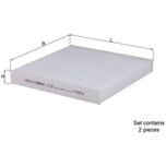 Mahle Pollen / Cabin Filter LA630/S