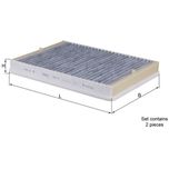 Mahle Pollen / Cabin Filter LAK73/S