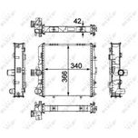 NRF Radiator 58486