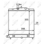 NRF Radiator 58528