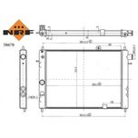 NRF Radiator 58670