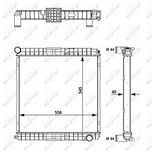 NRF Radiator 58827