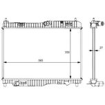 NRF Radiator 59134