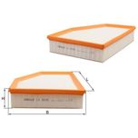 Mahle Air Filter LX4635