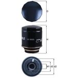 Mahle Oil Filter OC593/3