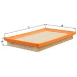 Mahle Air Filter LX1896
