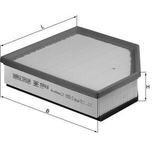 Mahle Air Filter LX1593/2