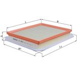 Mahle Air Filter LX1926