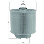 Mahle Air Filter LX1006/2D