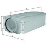 Mahle Air Filter LX1686/1
