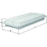 Mahle Air Filter LX2634