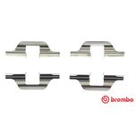 Brembo Brake Pad Fitting Kit Rear A02304