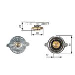 Gates Radiator Cap RC109